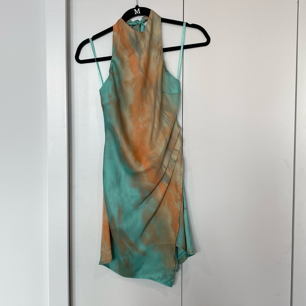 Hello Molly Size XS/2 Sunset Halter Mini Dress